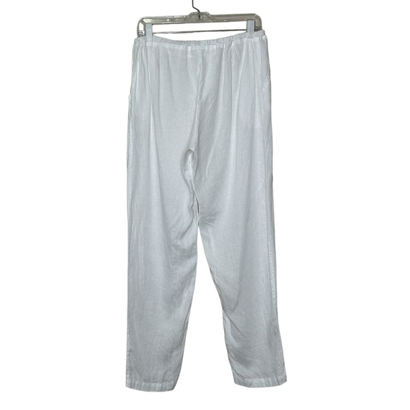 CP Shades Gorsuch white linen pull on pants size XL - Picture 2 of 11